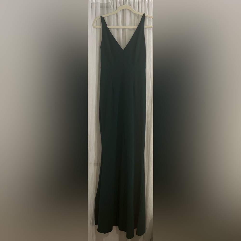 Melora Hunter Green Sleeveless Maxi Dress